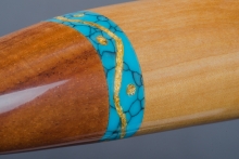 Hawaiian Sandalwood Native American Flute, Minor, Mid G-4, #J6H (2)